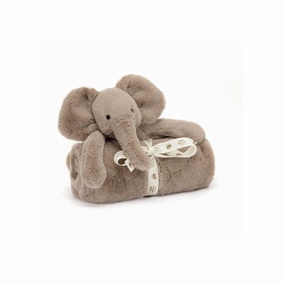 Jellycat Smudge Elephant Blankets Australia | 734820VIP